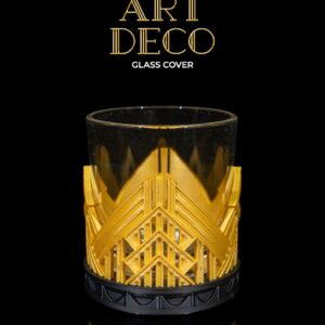 3 Art Deco Glass Cover
