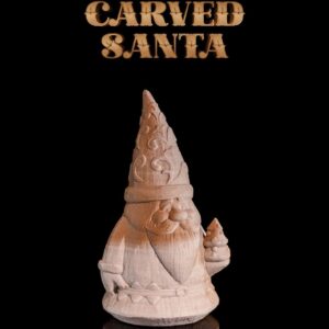 Carved Santa