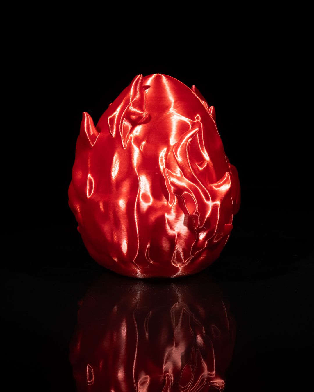 3D Printed Baby Fire Dragon & Egg – Mystical Hatchling Collectible - Image 7