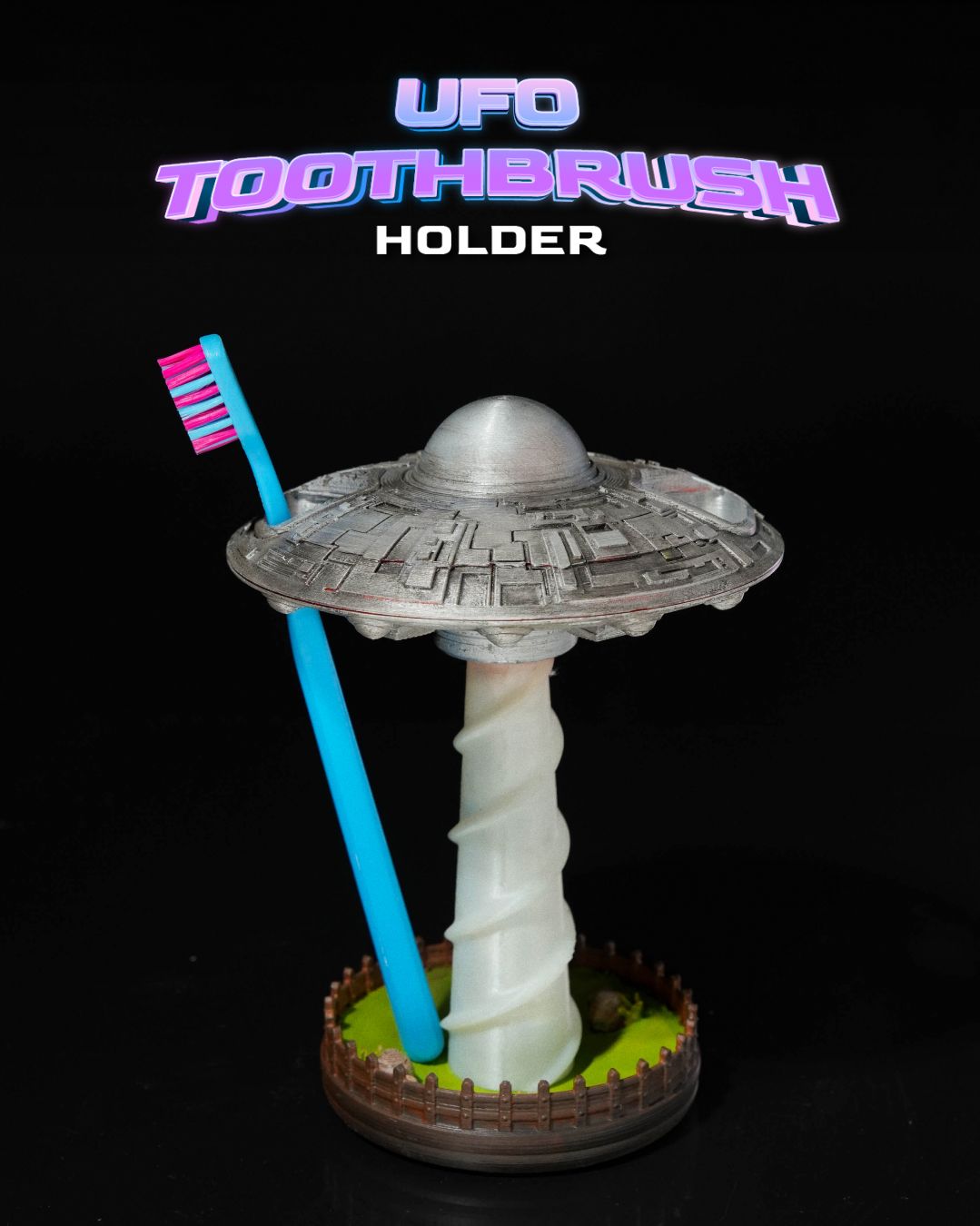 UFO Toothbush Holder