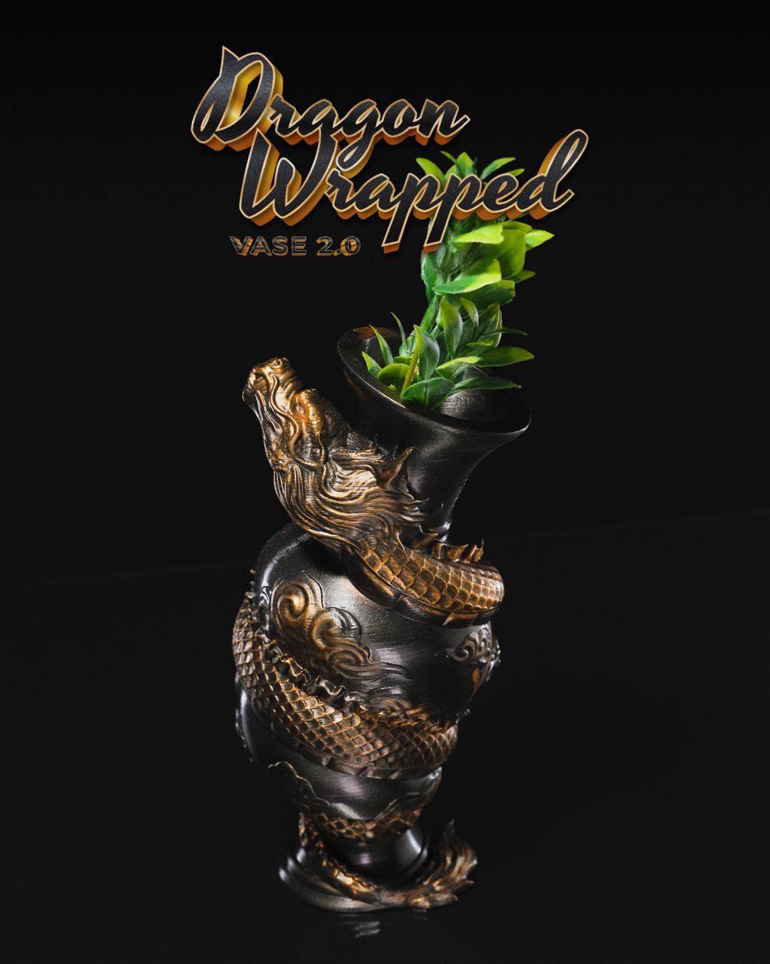 Vase - Dragon Wrapped V2.0