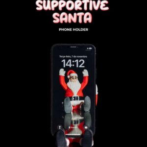 Supportive Santa Phone Holder