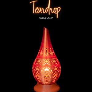 Lampe indienne "goutte d'eau"