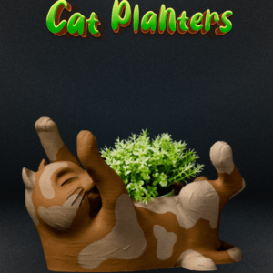 Cat Planters (3 Pack)