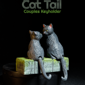 Porta-Chaves Casal Cauda de Gato