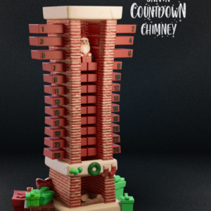 Chaminé de contagem regressiva do Papai Noel