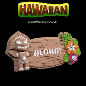 Hawaiian Customizable Plaque