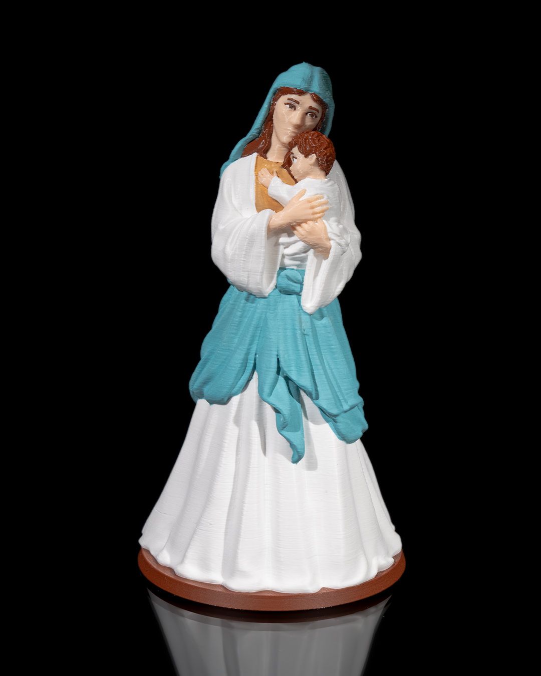 Imagem Nossa Senhora com Menino Jesus Decoração Religiosa Presente - Image 2