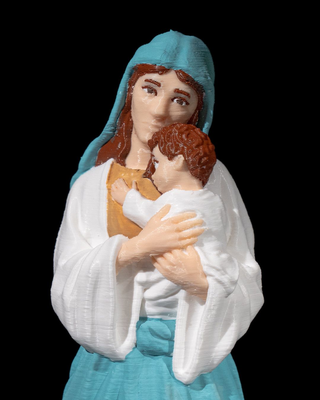 Imagem Nossa Senhora com Menino Jesus Decoração Religiosa Presente - Image 10