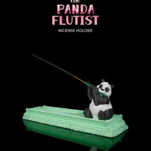 Suporte para incenso Panda - The Panda Flutist Incense Holder