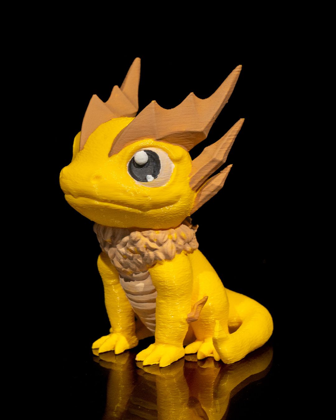 3D Printed Baby Lightning Dragon & Egg – Electrifying Hatchling Collectible - Image 9