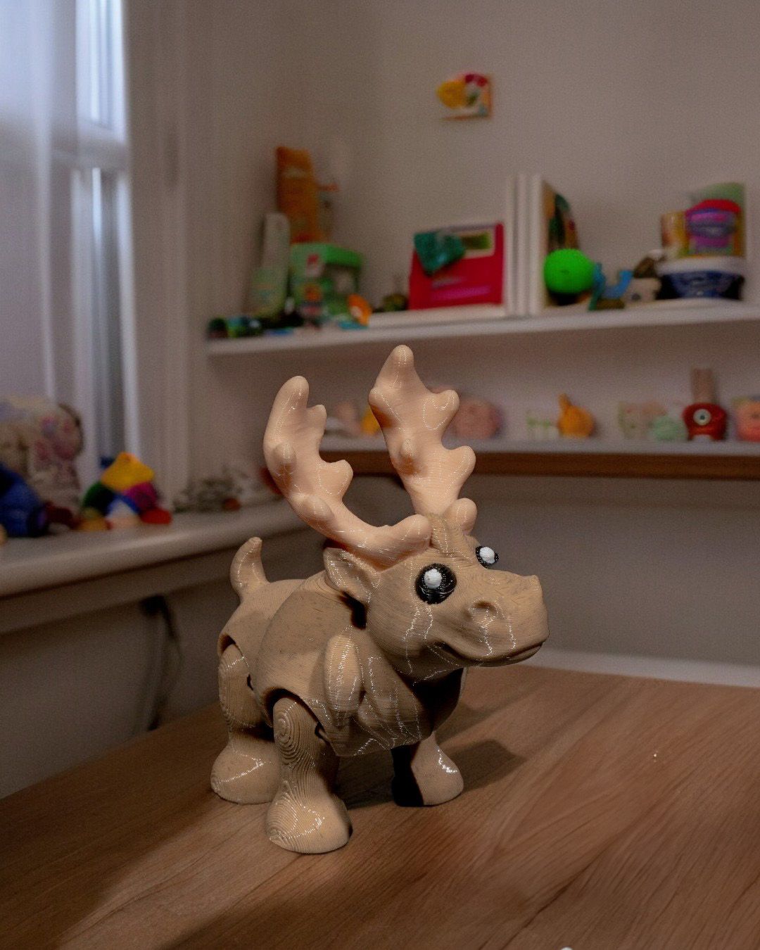 5" Snow Moose Ornament - Image 3