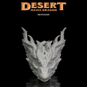 Desert Mama Dragon Keychain