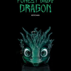 Forest Baby Dragon Keychain