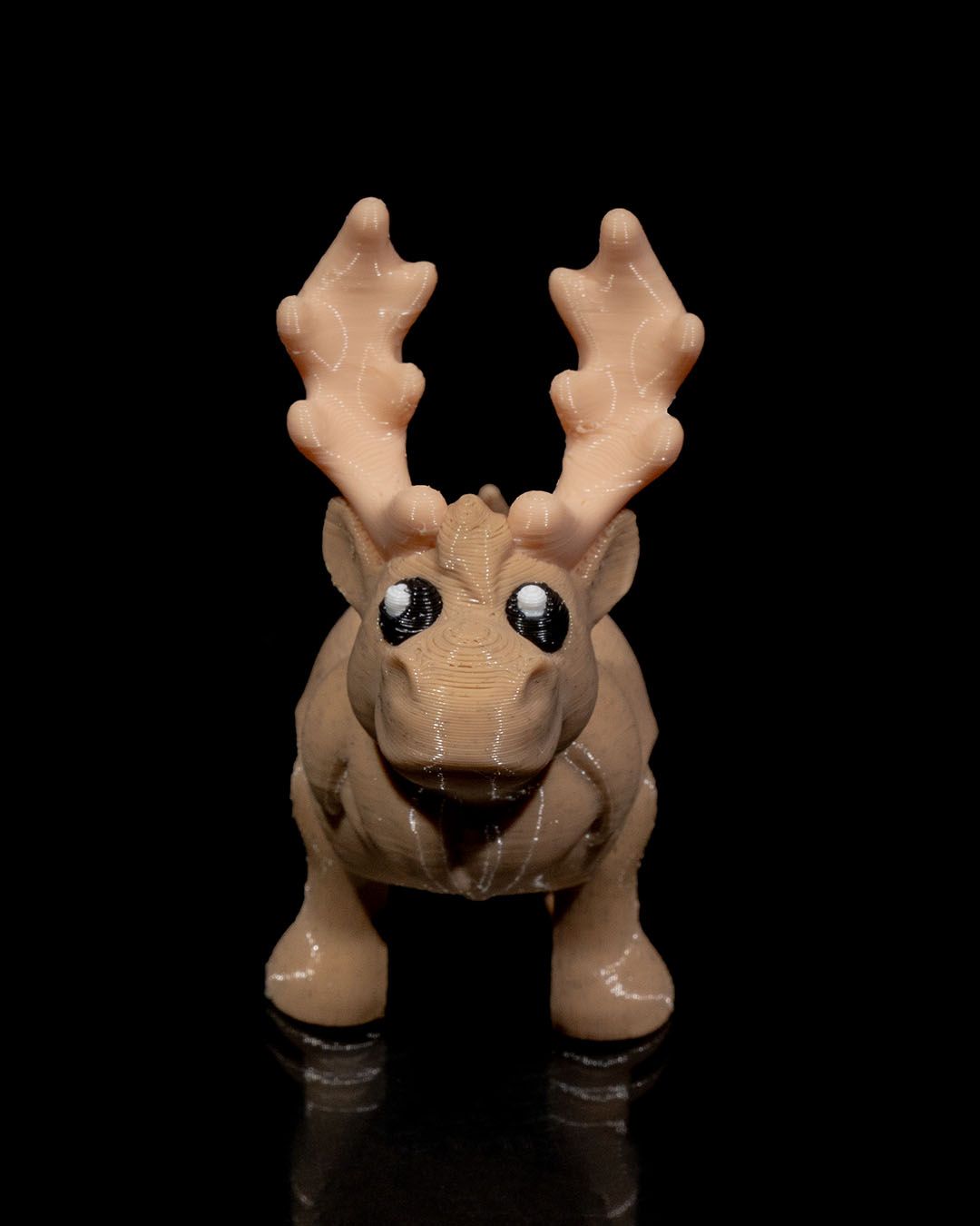 5" Snow Moose Ornament - Image 5