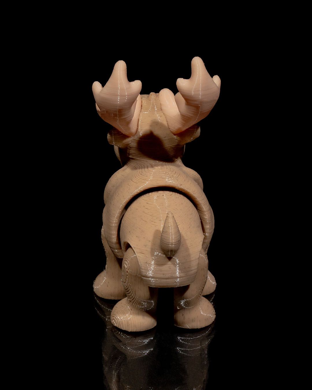 5" Snow Moose Ornament - Image 7