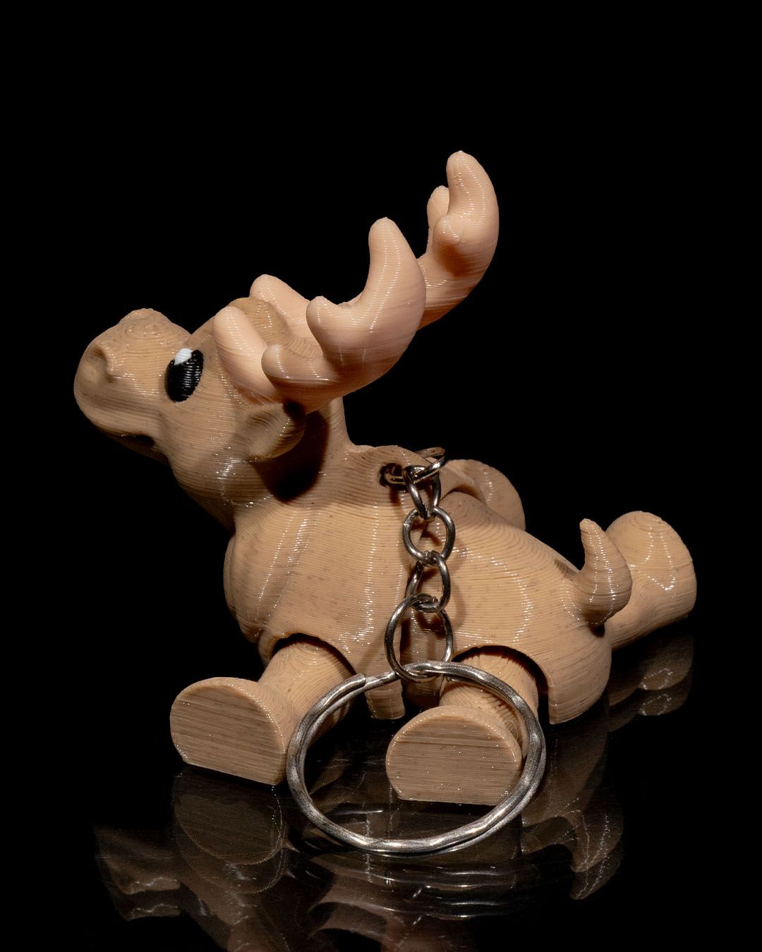 5" Snow Moose Ornament - Image 8