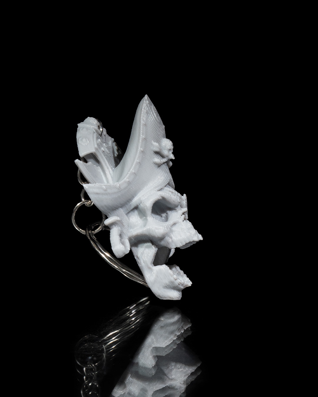Pirate Skull Keychain - Image 3