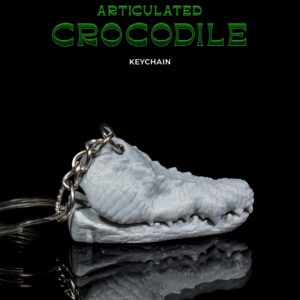 Articulated Crocodile Keychain