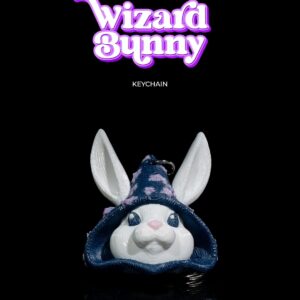 Wizard Bunny Keychain