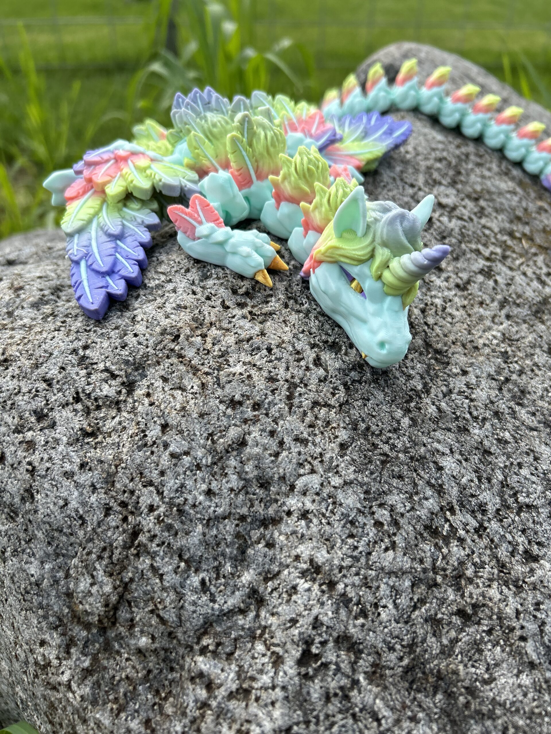 Mystical Unicorn Flying Dragon - Image 2