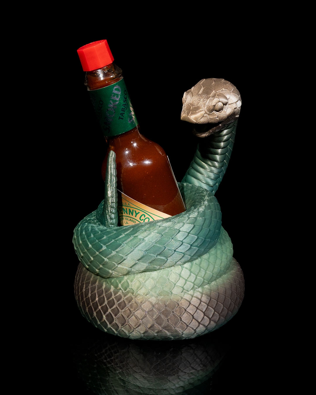 Suporte Pimenta Tabasco Design na impressora 3D – Cobra Tabasco Holder - Image 4