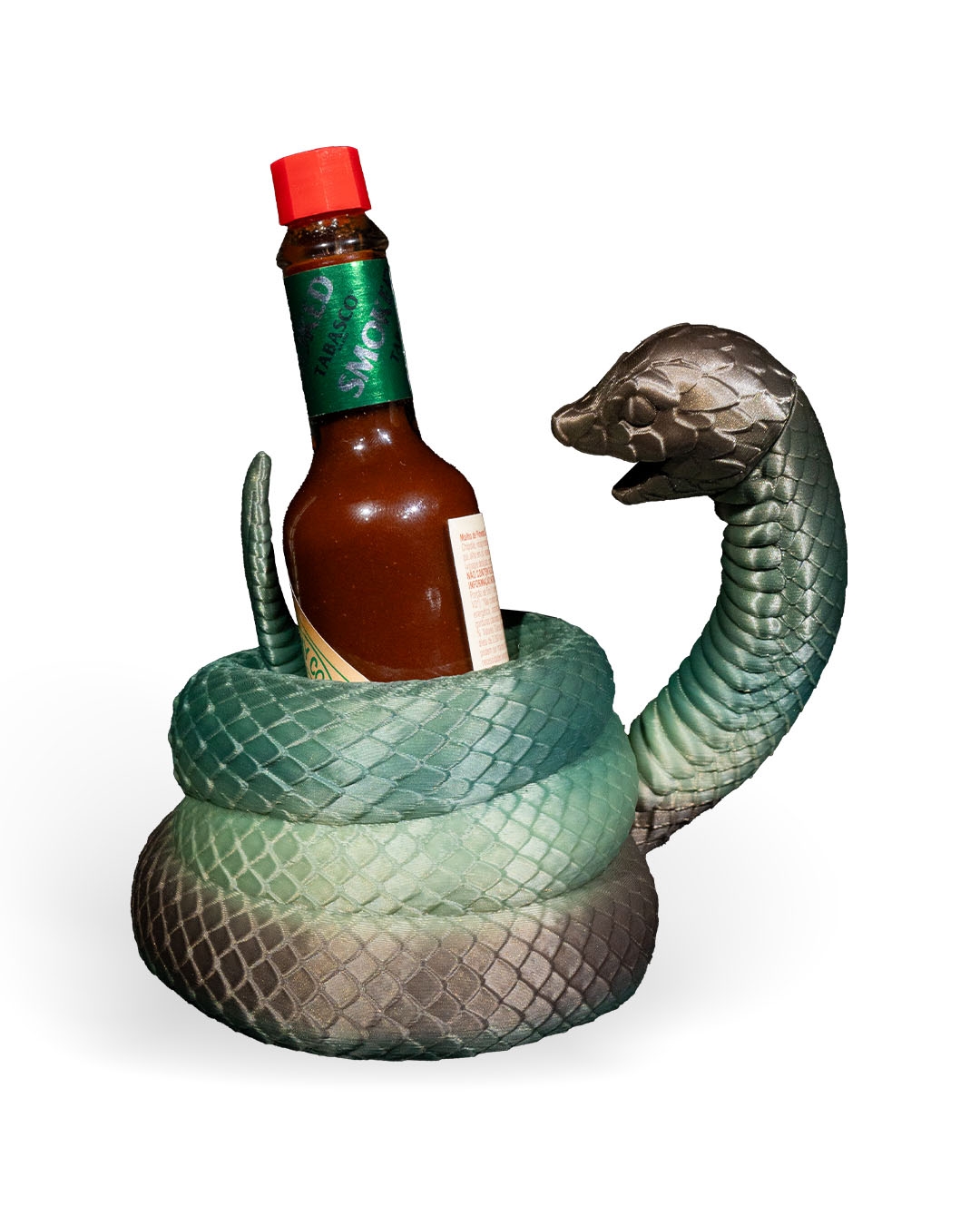 Suporte Pimenta Tabasco Design na impressora 3D – Cobra Tabasco Holder - Image 11