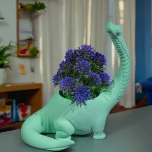 Cachepot Dinossauro Herbivore Planter - Back