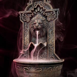 Lion’s Courage Fountain Backflow Burner