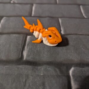 Orange Skelly Shark