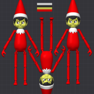 Articulating Elf On A Shelf