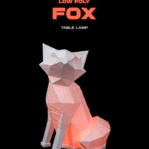 Low Poly Fox Table Lamp