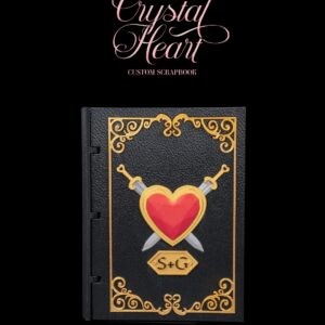 Crystal Heart Custom Scrapbook
