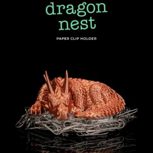 Dragon Nest Paper Clip Holder