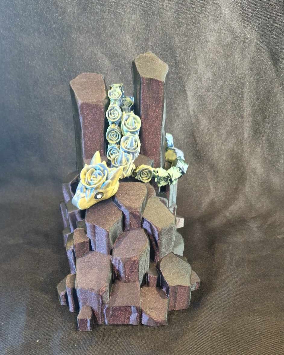 Bébé serpent rose articulé