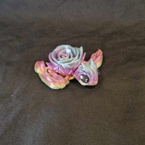 Tortue rose articulée