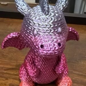 Knitted Cute Dragon