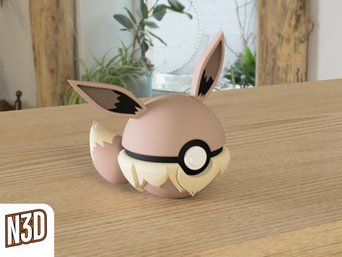 N3D Pokéball - 0133 Eevee