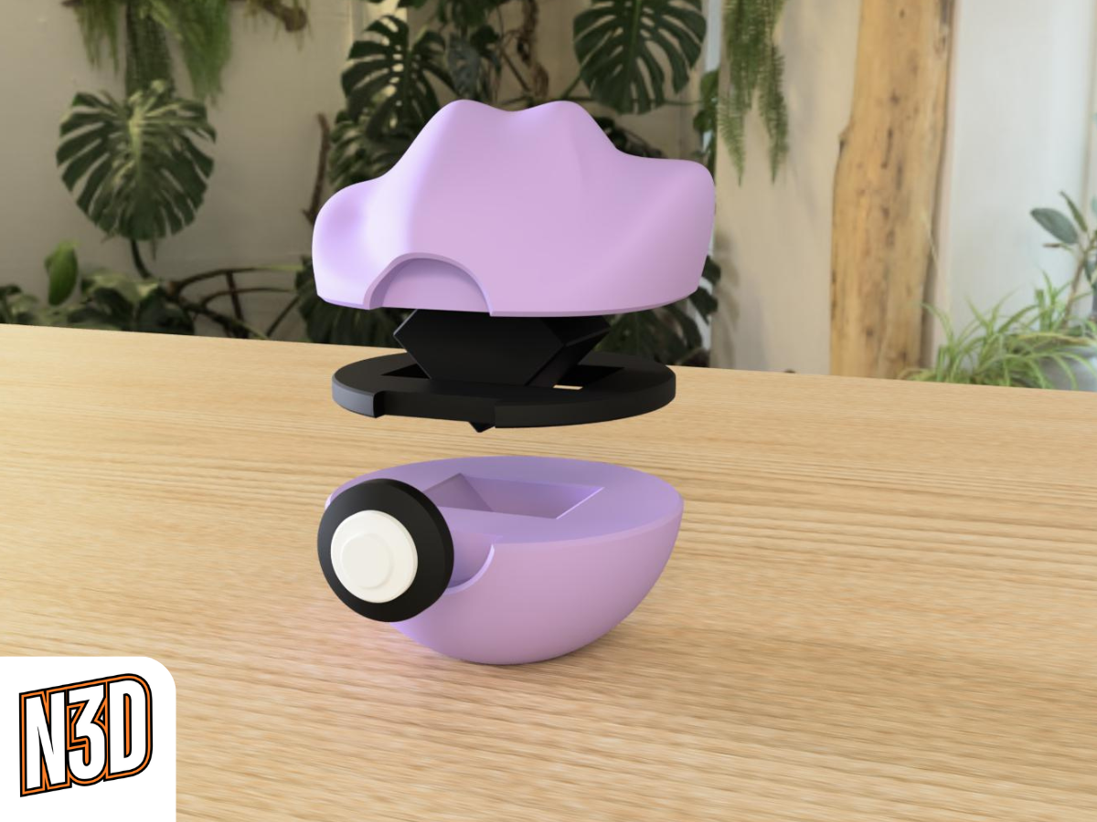 N3D Pokéball - 0132 Ditto - Image 3