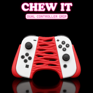 Suporte para Joy Con Nintendo Switch - Edição "Chew It"