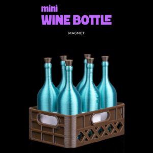 Mini Wine Bottle Magnet