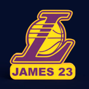 L.A. Lakers Sign -(L)- LED Strip Compatible