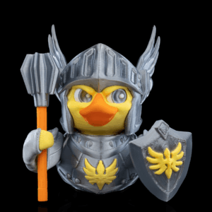 Pato Cavaleiro Medieval