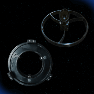 Kit de suportes para espelho primário de 127mm e aranha para espelho secundário, compatíveis com tubo de 150mm para telescópio newtoniano.