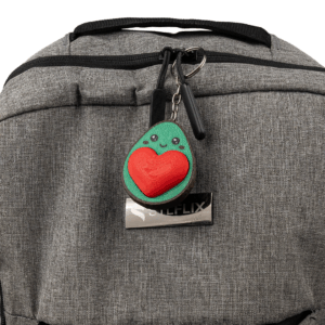 Avocado Heart Keychain