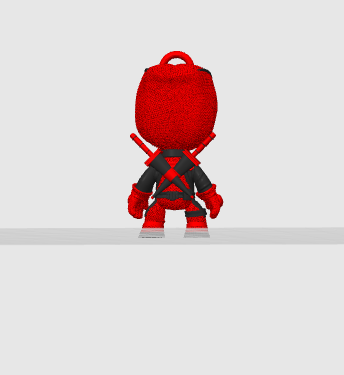 Chaveiro Deadpool Detalhado 5cm - Image 3