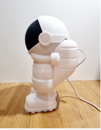 Suporte Astronauta para Alexa – Estilo e Proteção para Seu Echo Dot 4 ou 5 - Image 3