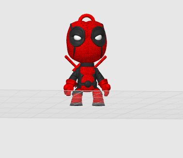 Chaveiro Deadpool Detalhado 5cm