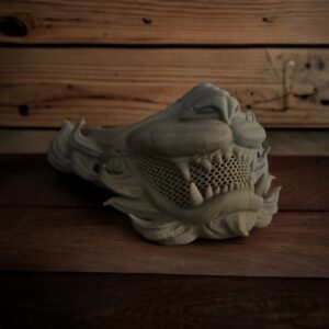 Lion (Frenzy) Face Mask - Unpainted 3D Printed Décor, Costume / Cosplay