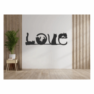 Love Cat Wall Decoration